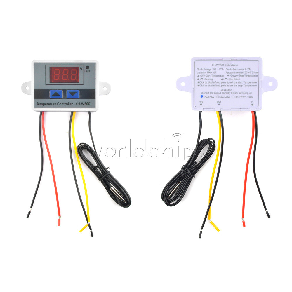XH-W3001 NTC Digital LED Temperature Controller Thermostat Control Switch DC/AC