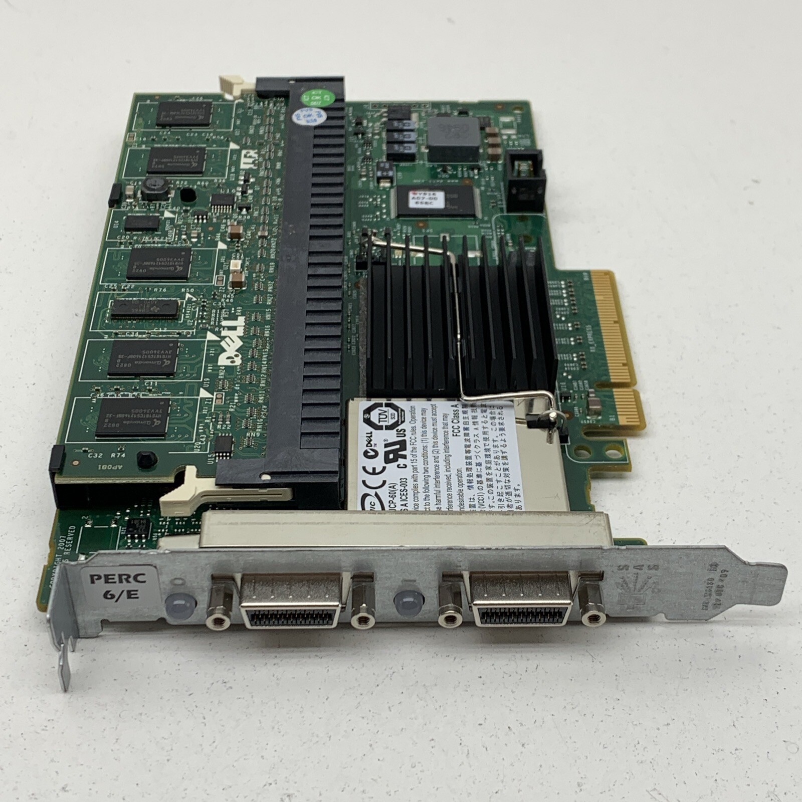 Dell E2K-UCP-60 (A) Dell PERC 6/E SAS Raid Controller with 512MB Cache