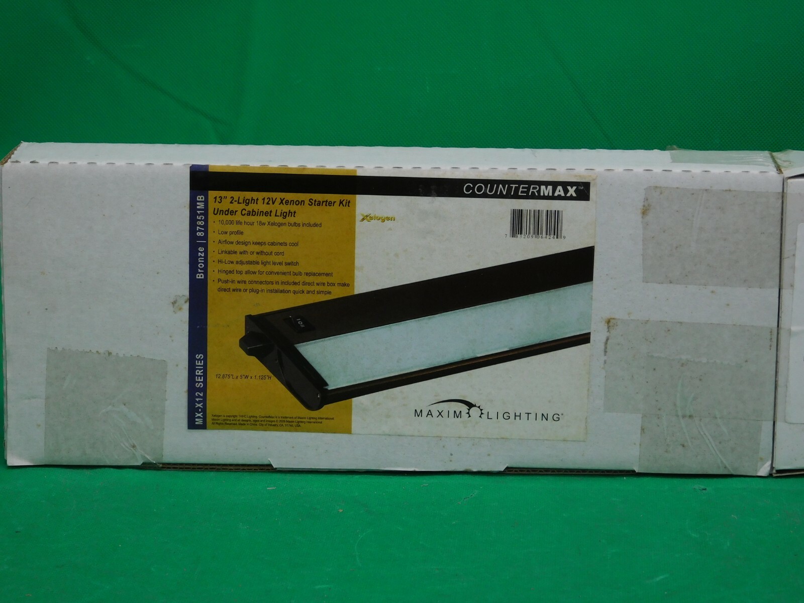 CounterMax - 87851MB - 13" 2 Light 120V Xenon Zenon Starter Under Cabinet Light