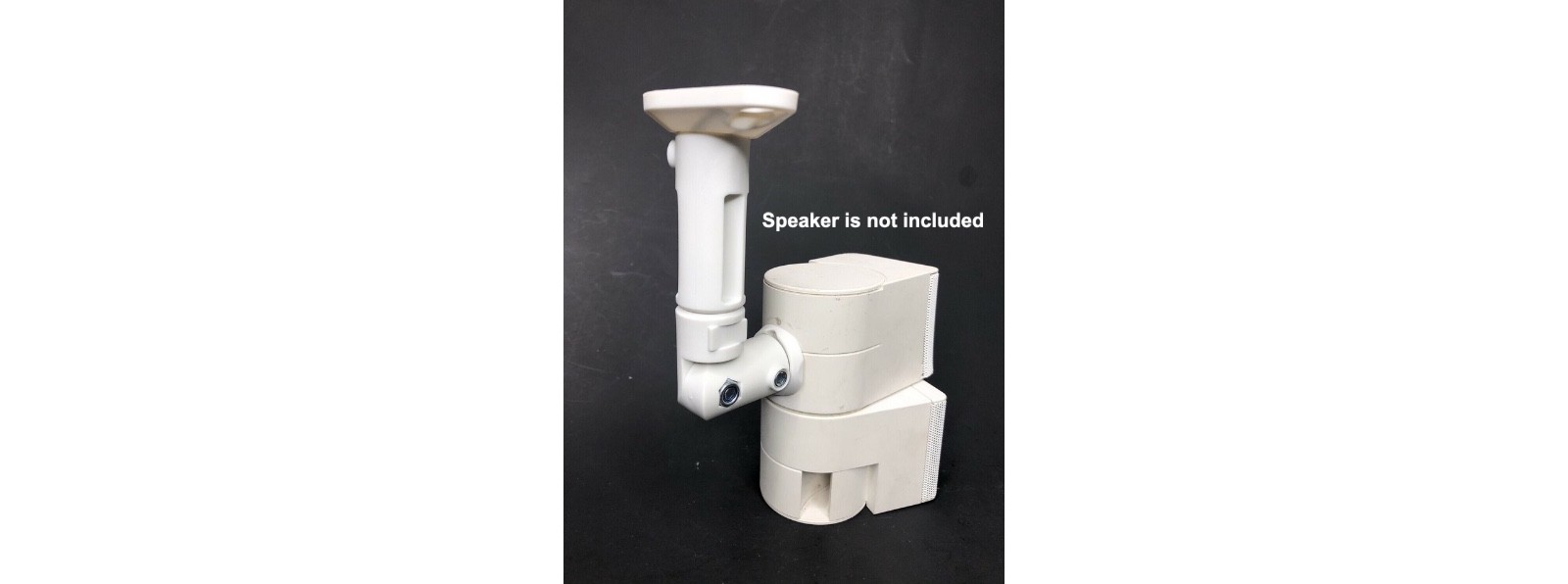 Wall Mount Ceiling Bracket for Bose Jewel Double Cube Speaker - Single - White