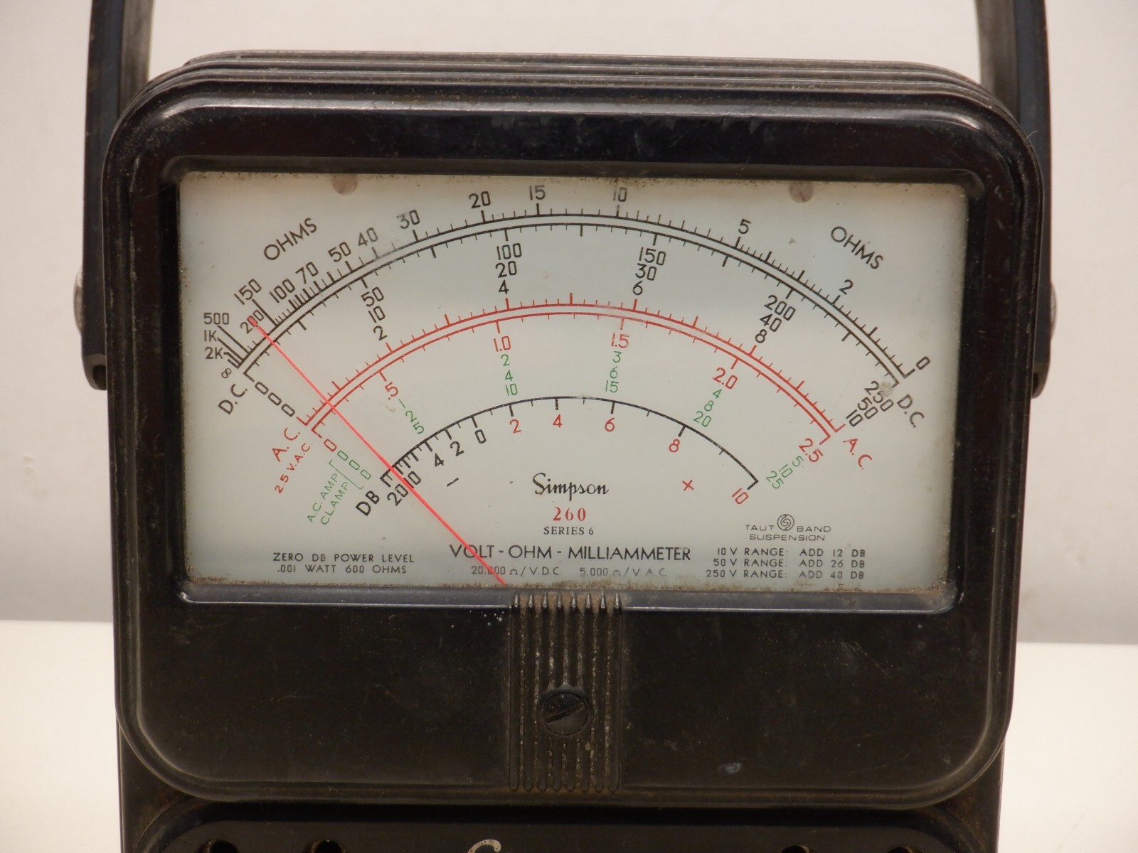 SIMPSON 260 SERIES VOLT OHM MILLIAMETER