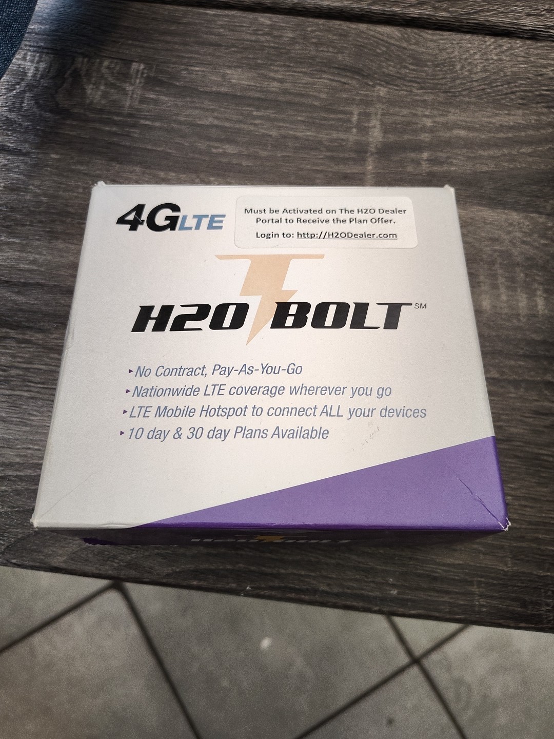 H2O Bolt 4G LTE Mobile Hotspot Wifi Router -