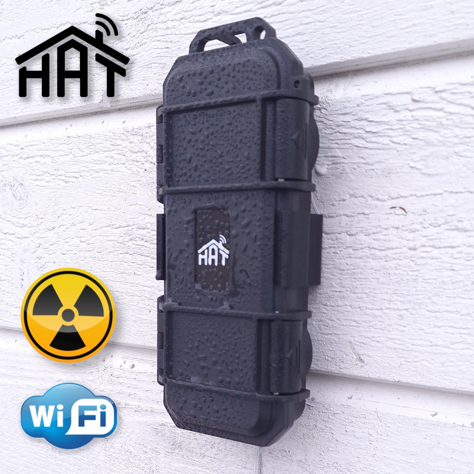 HAT Geiger Counter - Nuclear Radiation Detector, WiFi, ESPHome, Home Assistant