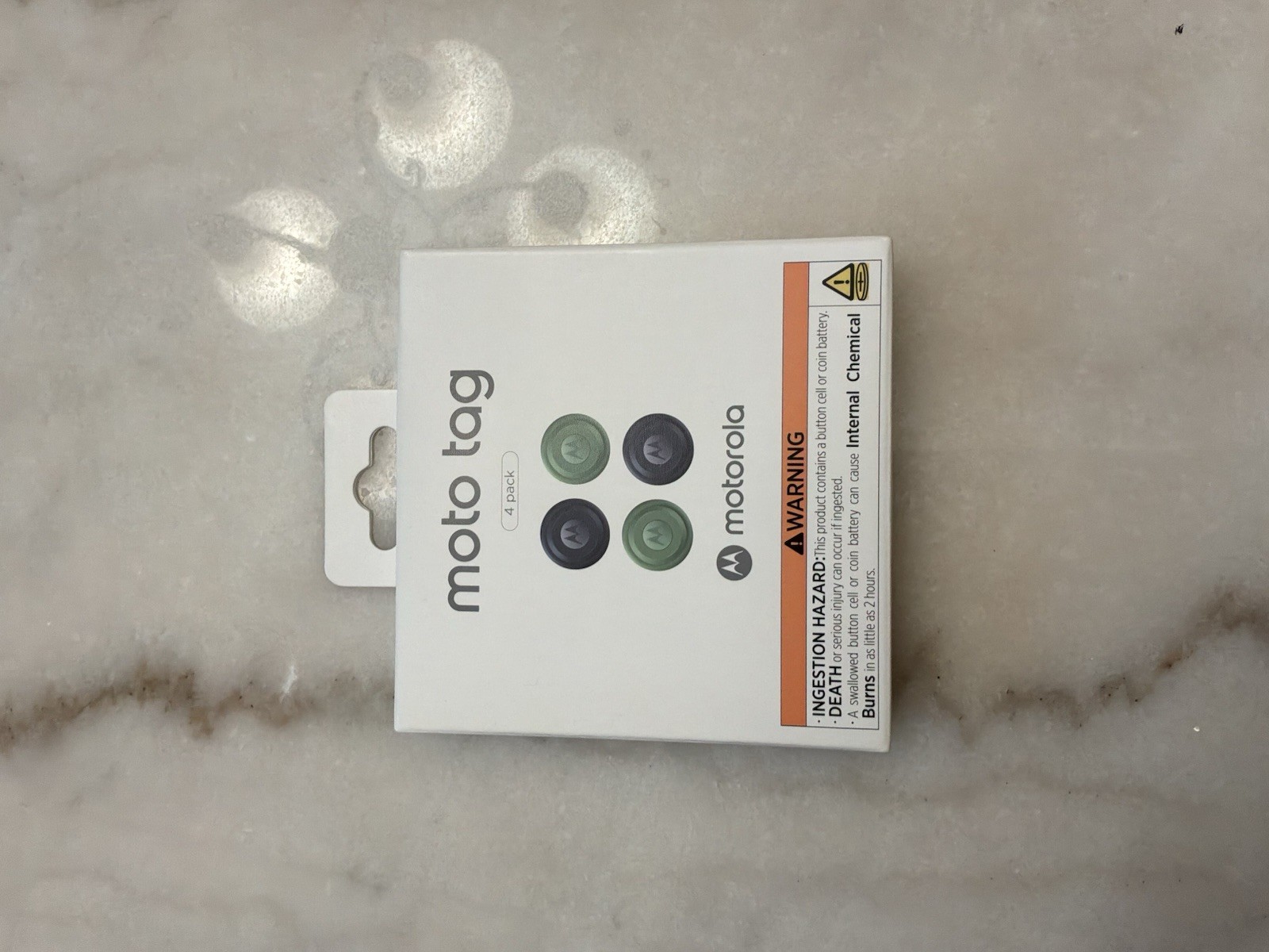 Motorola Moto Tag 4 Pack - New - Unopened Green/blue