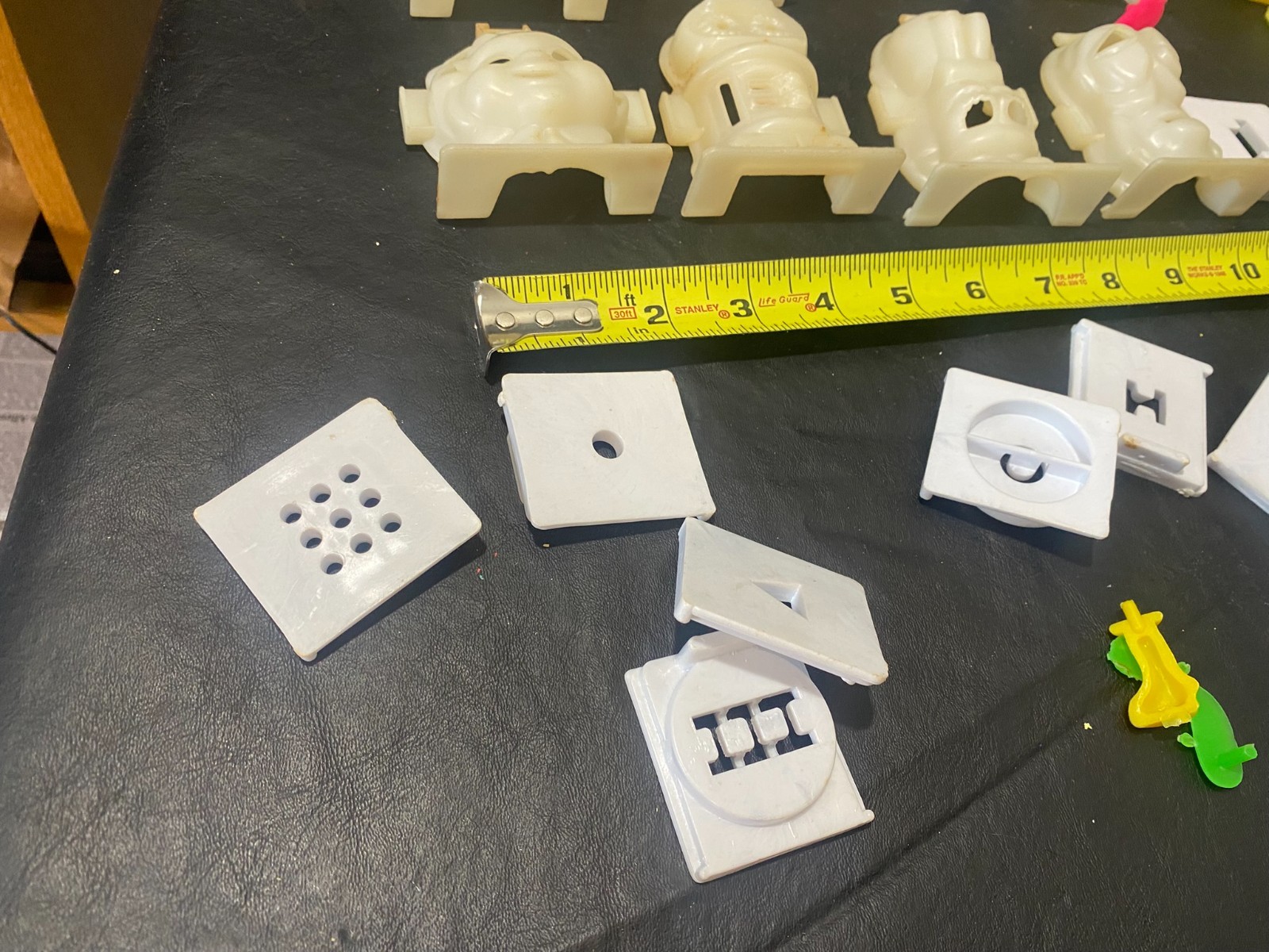 vintage play-doh parts molds pieces plastic forms items with issues