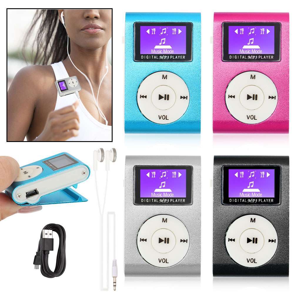 Mini MP3 Player Portable Clip Running Sport Music Play Support Micro SD Card NEW