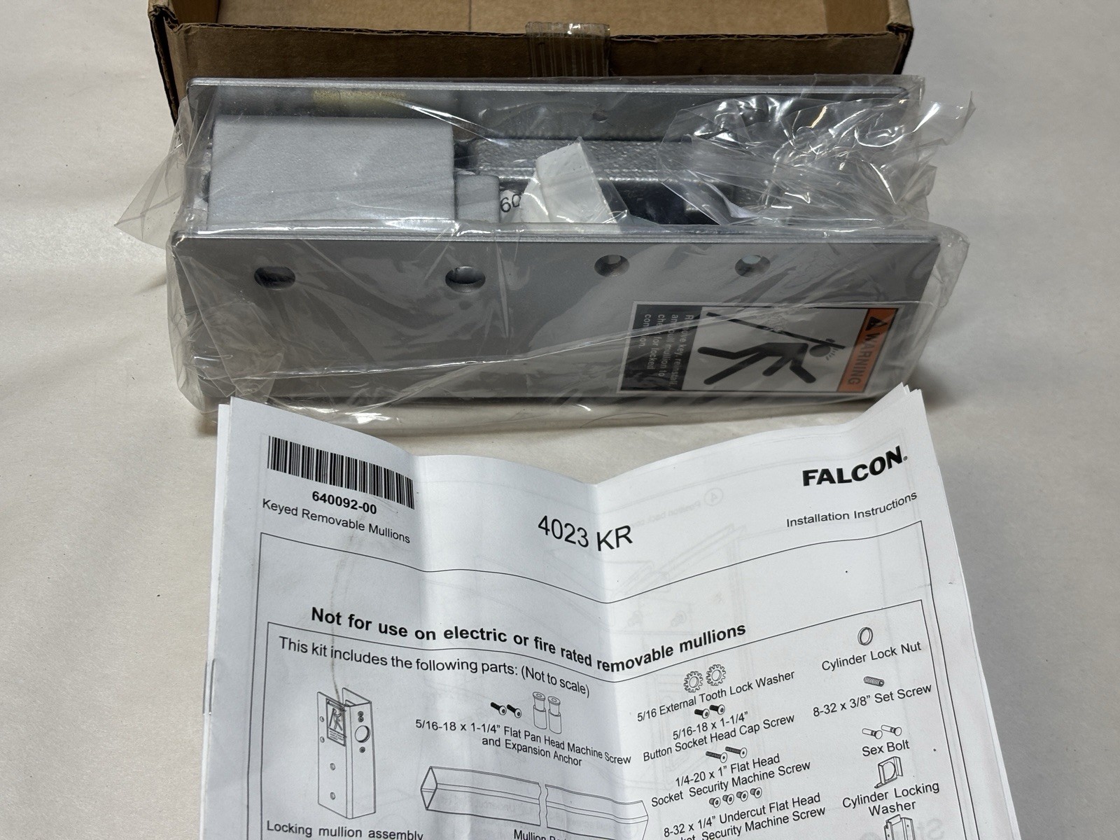 FALCON Mullion Kit Prime 650702-00 KR 4023