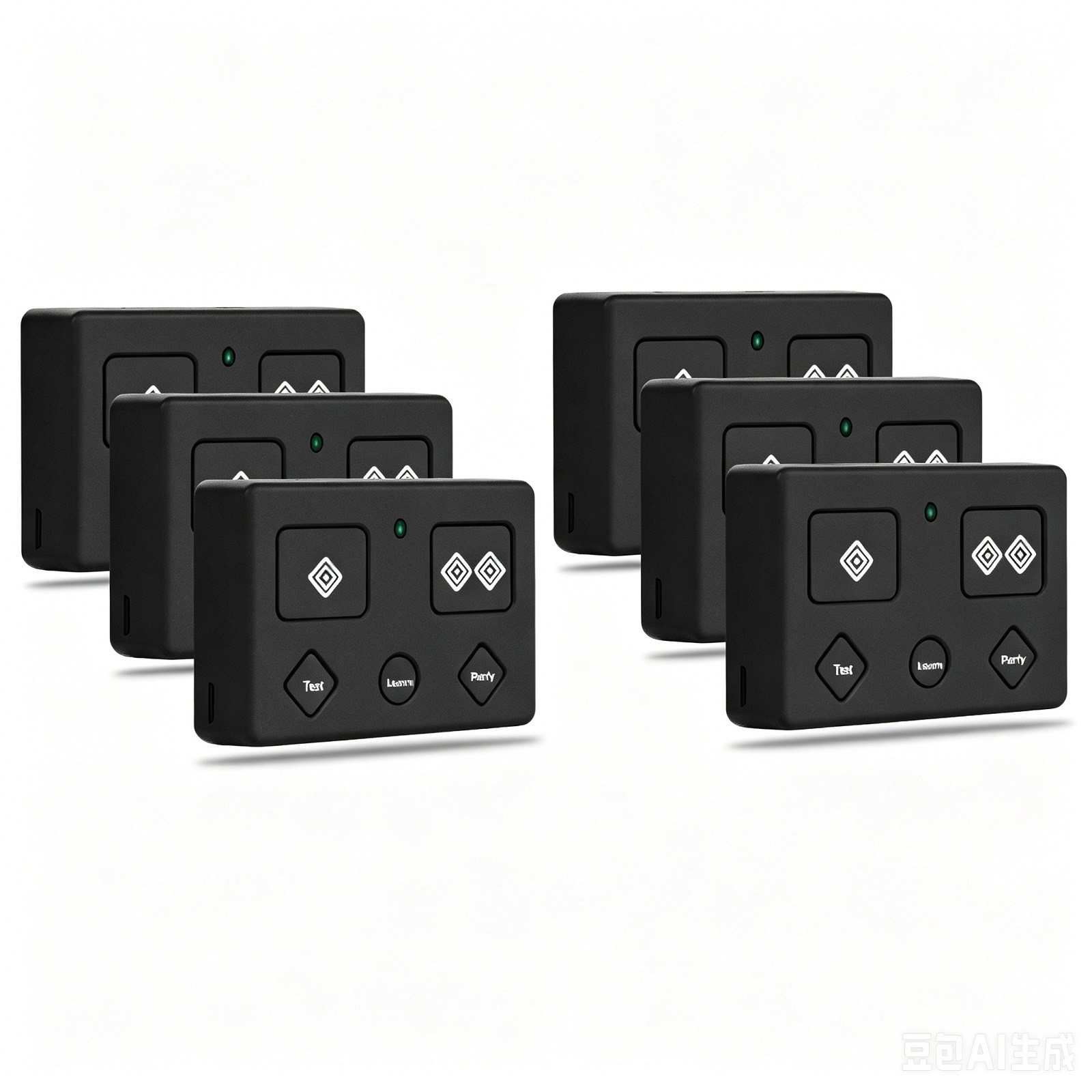 6pack AXP1 AXS1 for Ghost Controls Remote, 5-button Ghost Gate Opener Remote