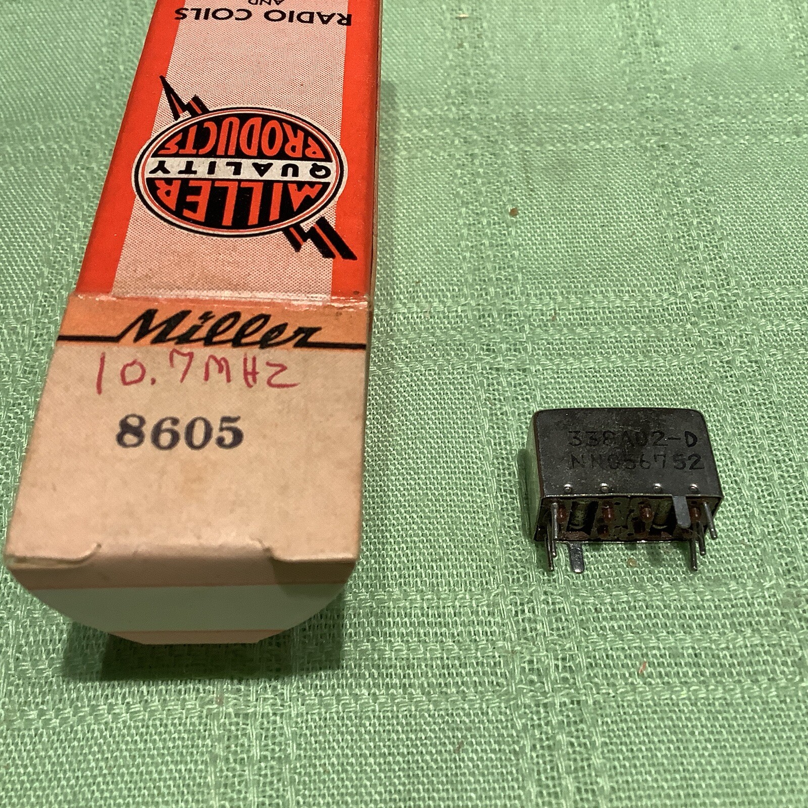 Miller 8605 Transistor Radio IF Transformer 10.7mHz ( Admiral , Motorola)