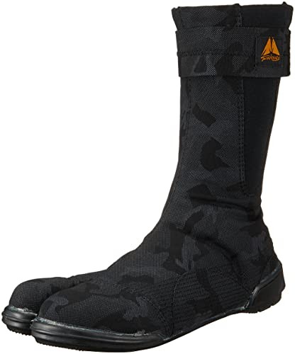 SOKAIDO TH-350F Black Camo Safety Tabi Shoes Zipper Steel Toe 26cm New