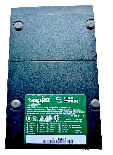 Iomega V1000S External  Jaz Drive SCSI Drive - not tested