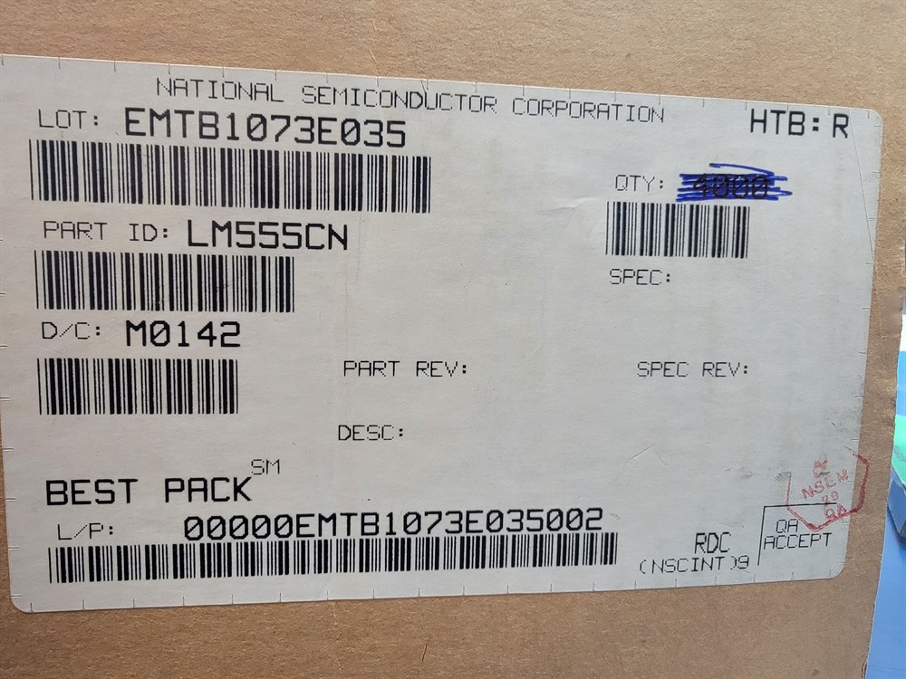 New (85pcs) LM555CN ONSEMI IC Linear