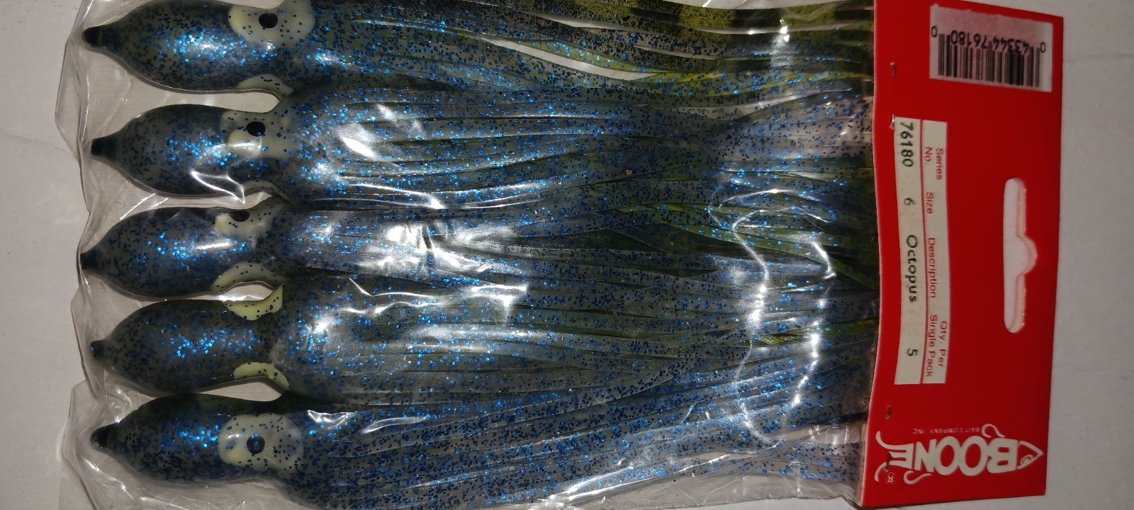 6" Squid Skirts 25 Pack