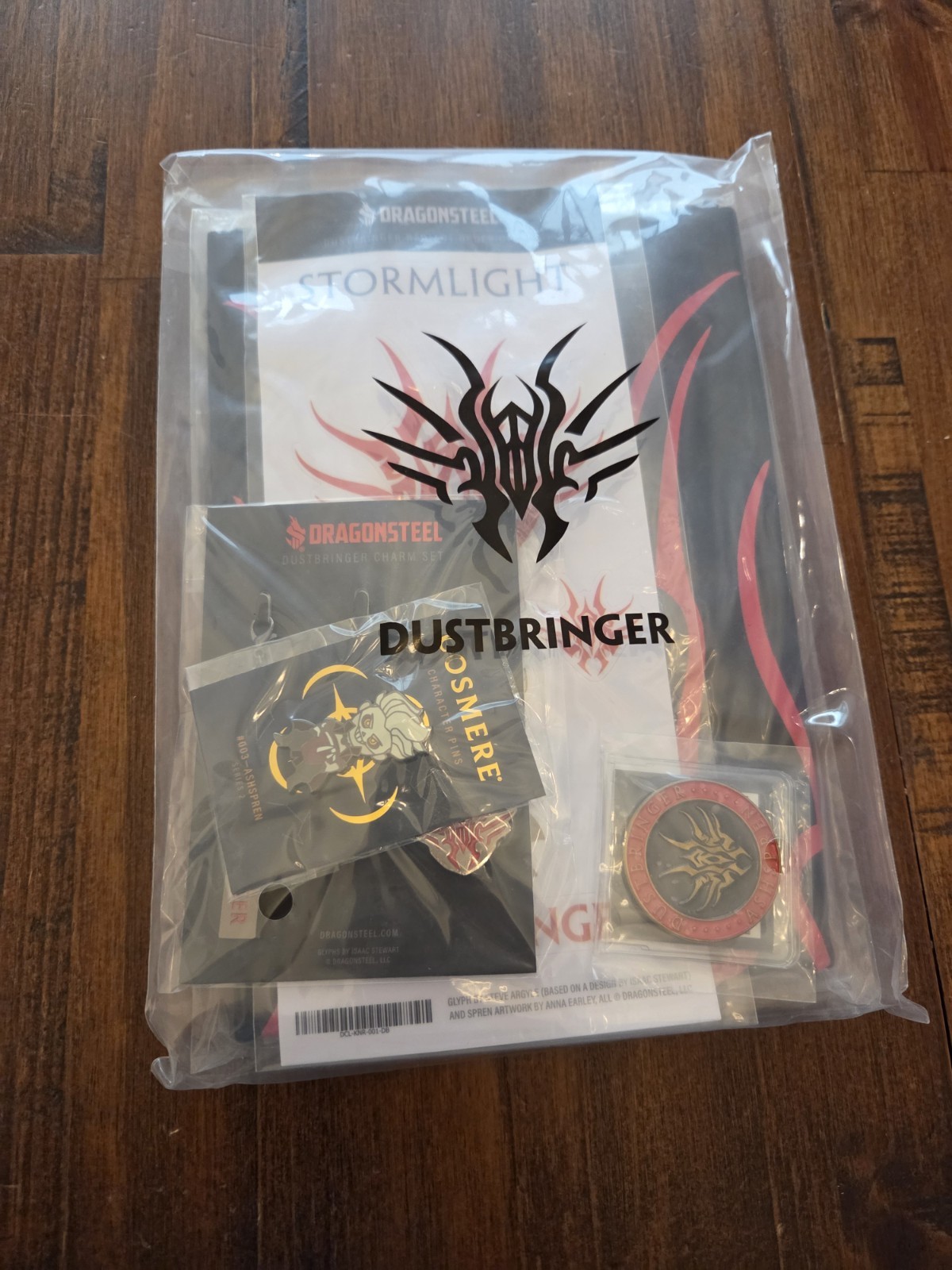 New Words of Radiance Dustbringer Radiant Order Swag Pack Brandon Sanderson