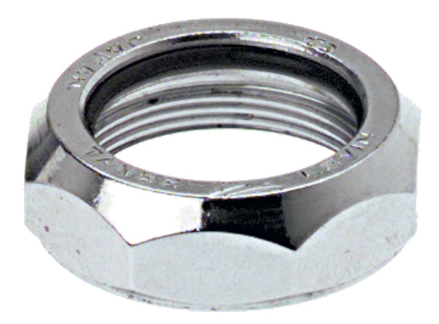 Tange-Seiki Levin CDS 1" Steel Top Nut Silver For Threaded Bicycle Headsets