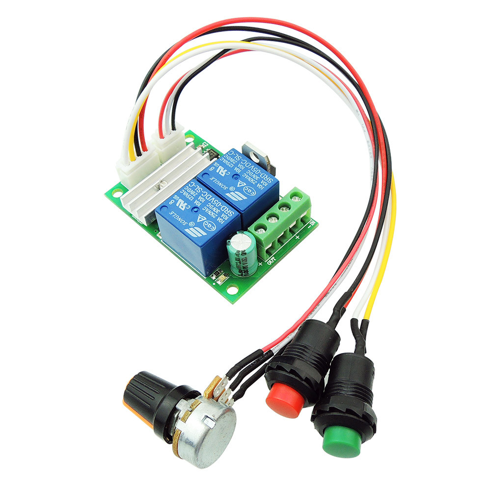 PWM DC 6V-24V Motor Speed Controller Regulator Reversible Forward Reverse Switch