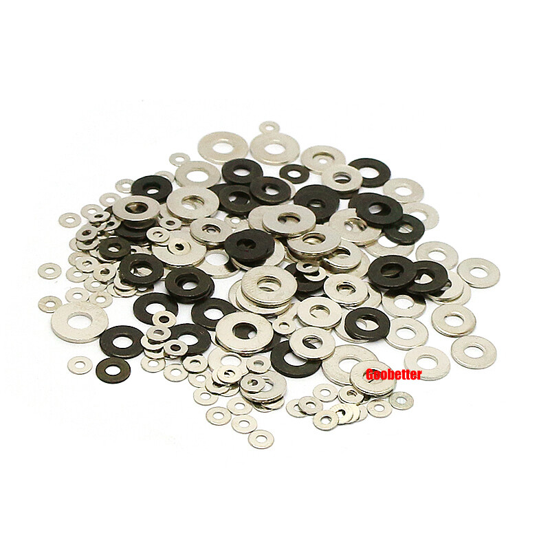 M1.4 M1.5 M1.6 M1.7 M2~M6 Carbon Steel Flat Washers Metal Small Gaskets Spacer