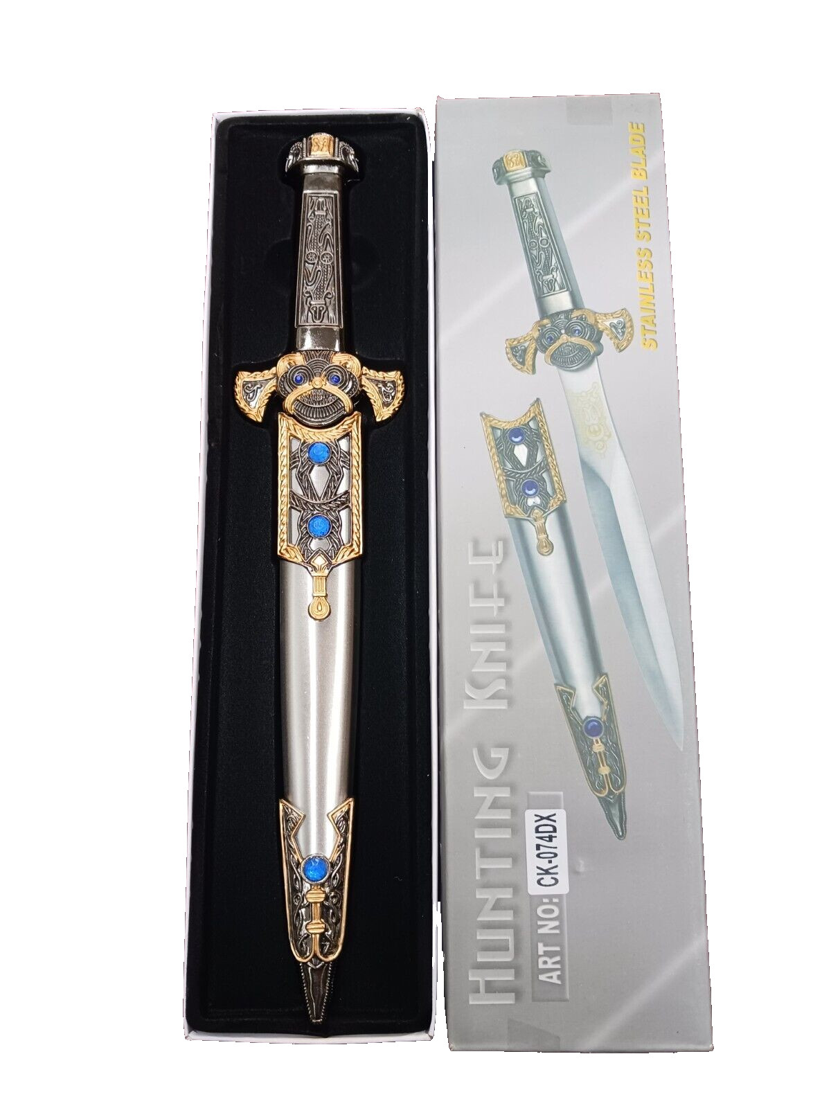 Short Sword BLADESUSA Zinc Aluminum Alloy Handle 14.00" Overall CK-074DX
