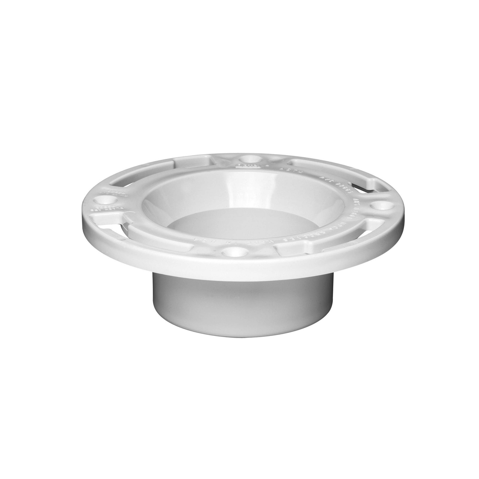 Oatey 3 in. or 4 PVC Closet Flange with 1 Count (Pack of 1), White