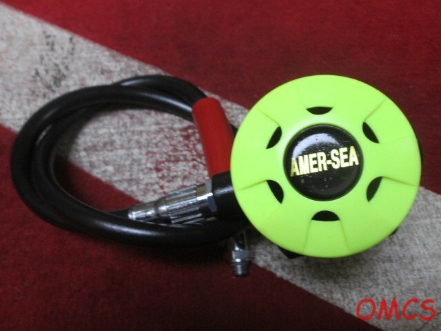 SCUBA DIVING PRE-OWNED AMER-SEA SECOND STAGE OCTOPUS REGULATOR EXCELLENT!