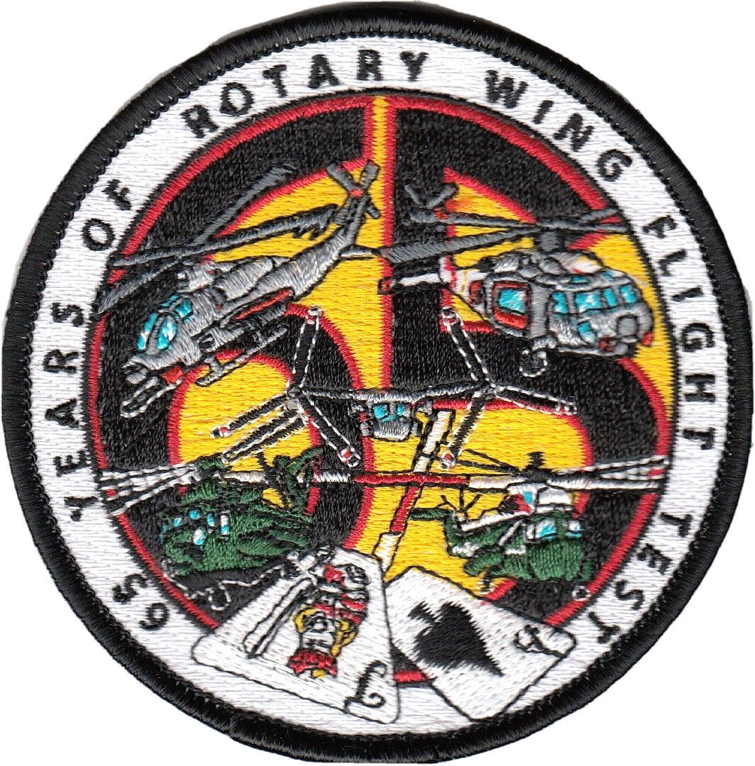 65 YEARS OF ROTARY WING FLIGHT TEST PATCH