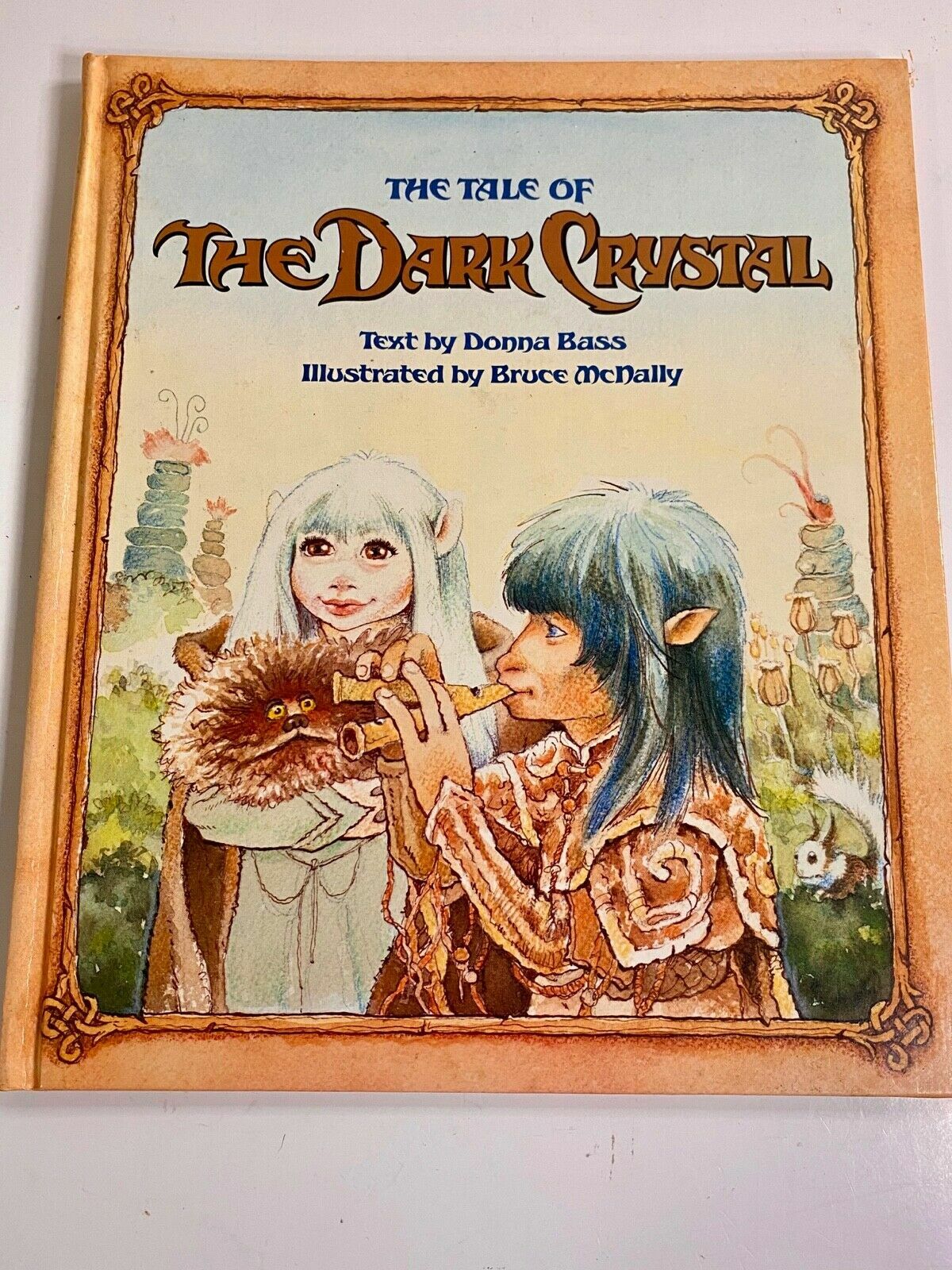 1982  Tale of the Dark Crystal Hardcover Book w Dust Jacket- Donna Bass- UNREAD