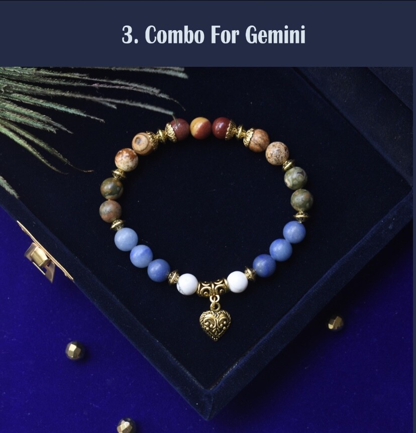 Birth Sign Bracelet For Horoscope  Sign GEMINI