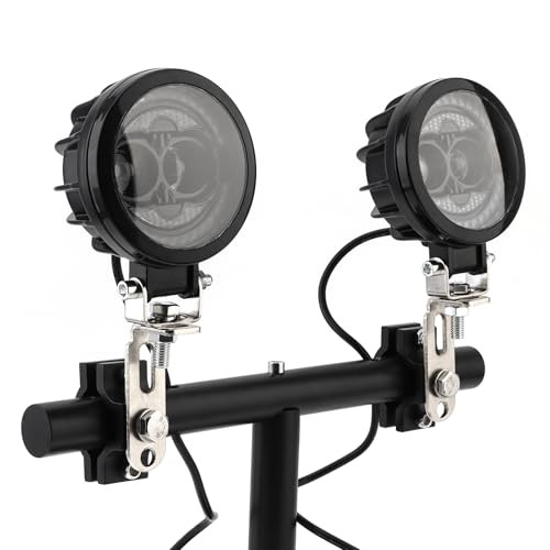 Windance 2pcs Light Bar Mounting Bracket Adjustable 18-29mm Auxiliary Silver