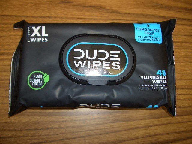 8 Packs  (48 in each) DUDE WIPES XL Flushable Wipes Fragrance Free Exp 12/26/27