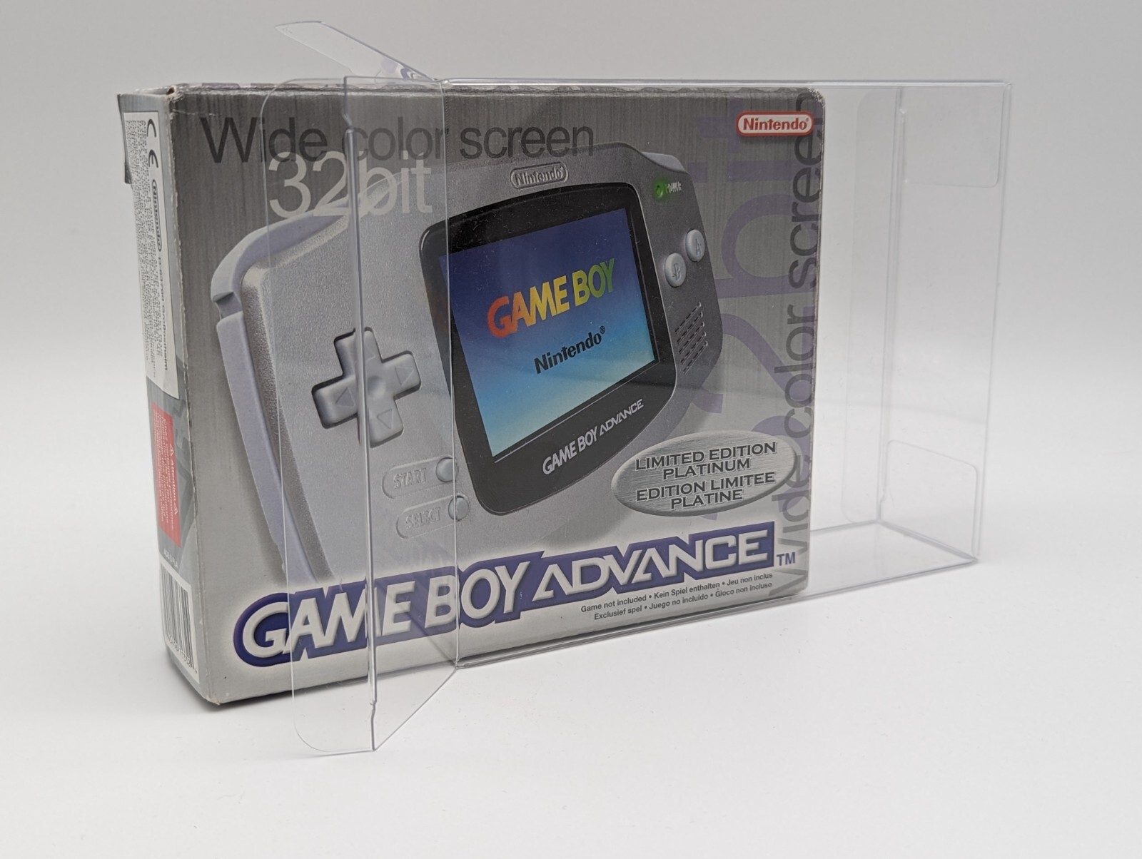 Protective case suitable for Game Boy Advance console original packaging game protector film