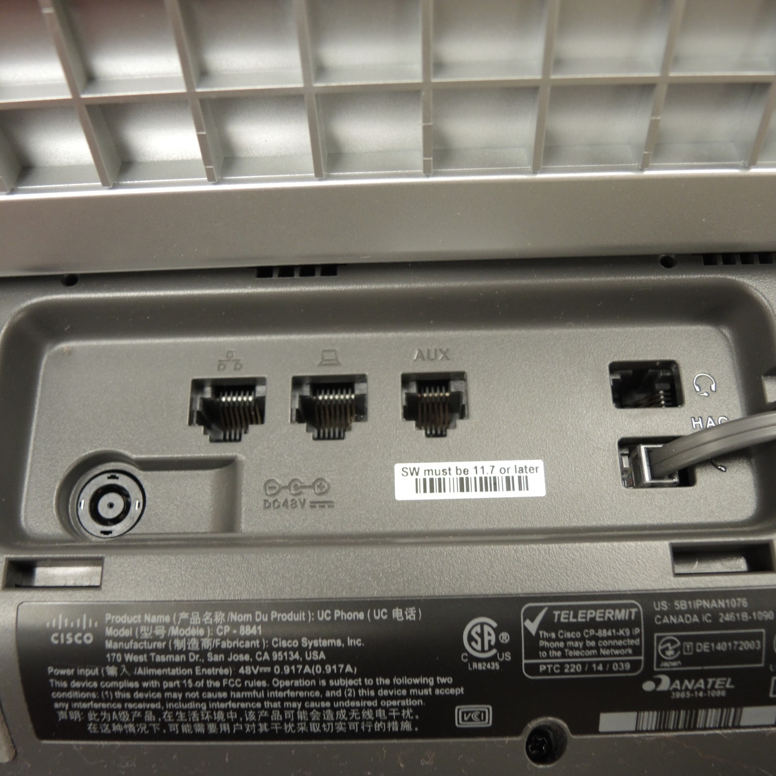 Cisco CP-8841 IP Phone - Charcoal
