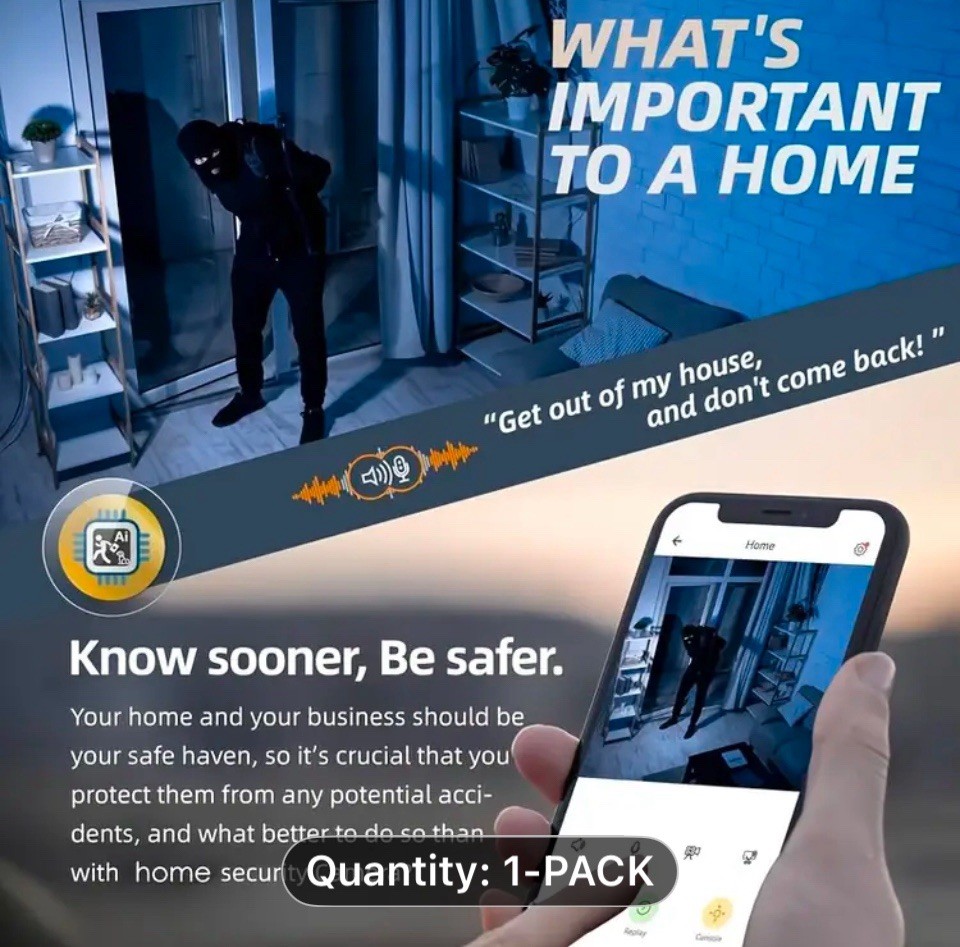 Yi Iot Indoor/Outdoor Security Wi Fi Camera 1080p Single Pack