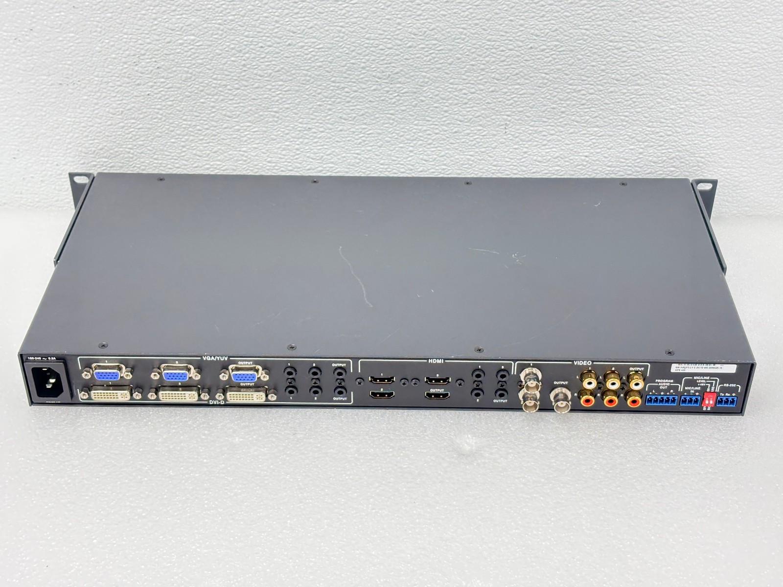 Pre Owned | Extron MPS 409 HD Digital Media Presentation Switcher Unit w Pwr Crd