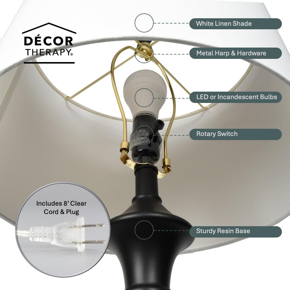 PL4379 Floor Lamp, Resin, Eclipse