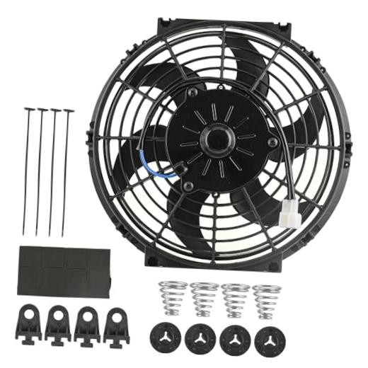 10'' Cooling Fan 12V 80W Push Pull Electric Radiator Fan with Mount 10 inch