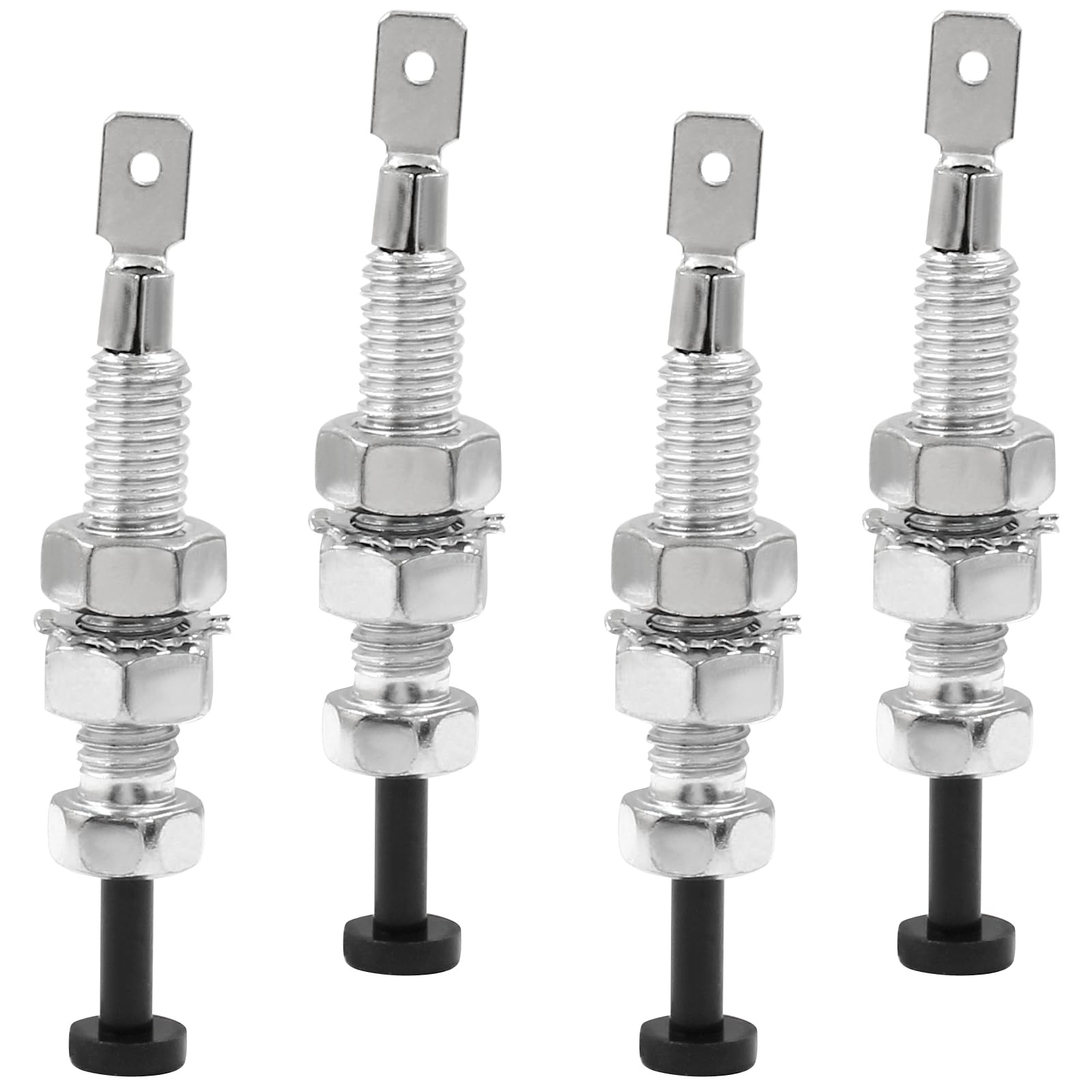4Pcs 20A 12V Momentary Adjustable Door Pin Switch, Universal Door Pin Switch ...