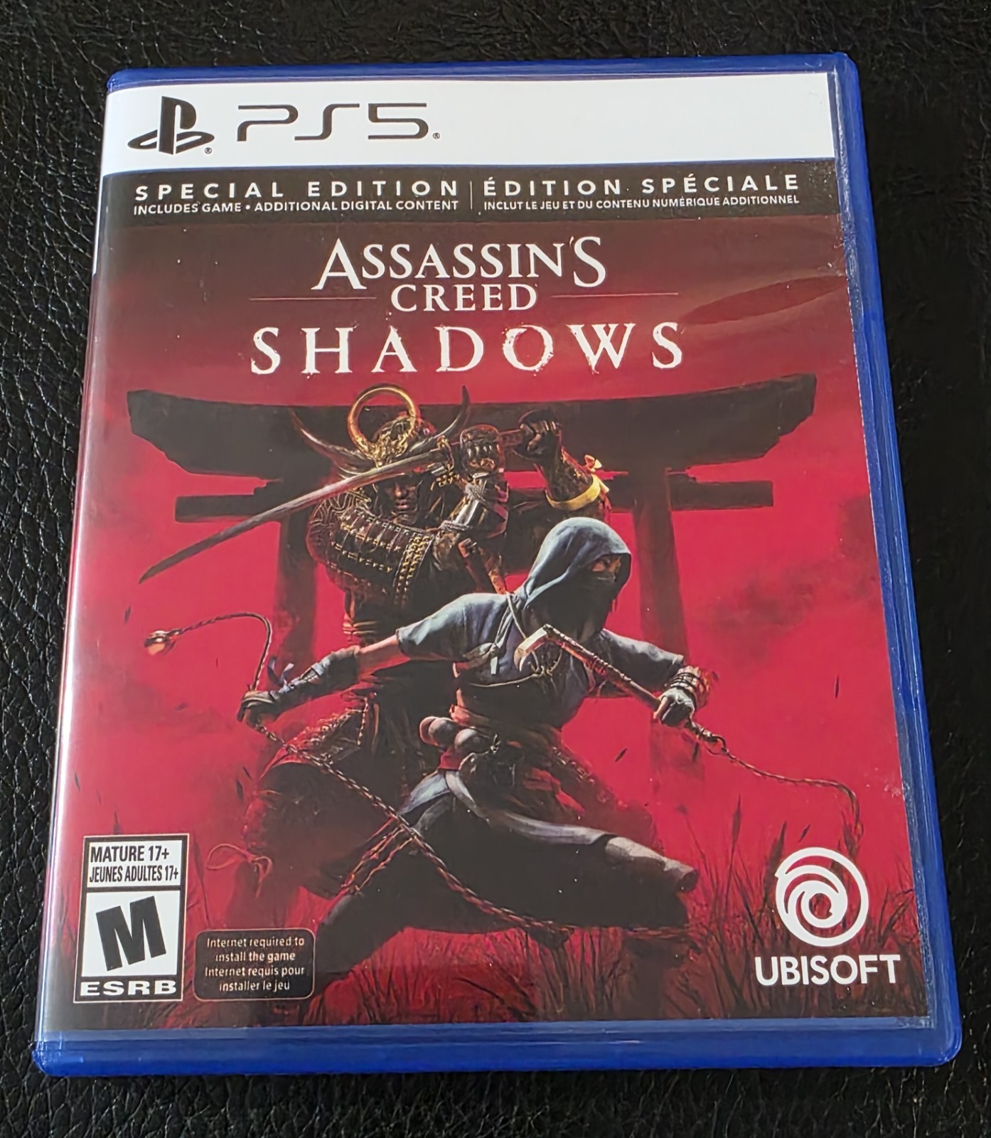 Replacement Case (NO GAME) Assassin's Creed Shadows Special Edit PlayStation PS5