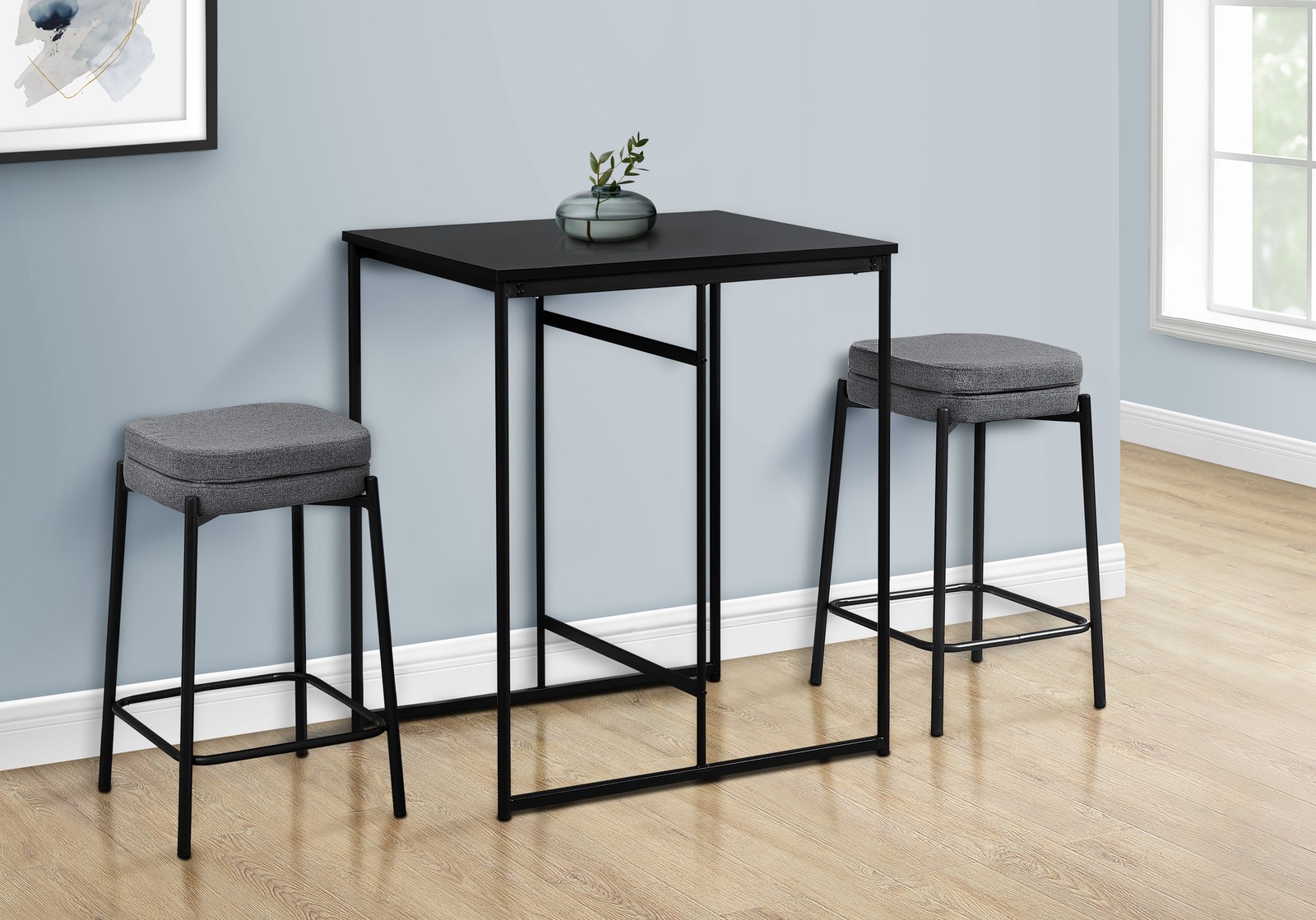Dining Table, 32" Rectangular, Counter Height, Small, Laminate Top, Kitchen, B