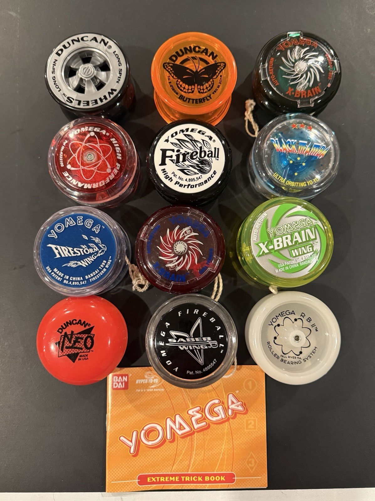 Vintage 90’s Yomega And Duncan 12-Yoyo Collection
