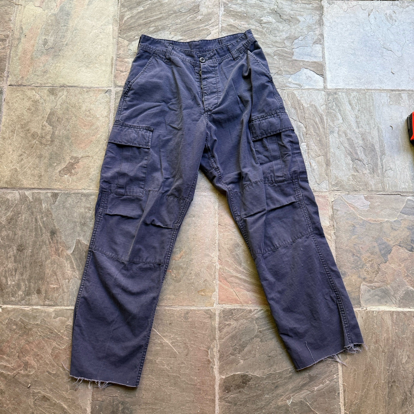 Military Blue Ripstop Cargo Pants Original Issue 2001-Now Militaria Theme