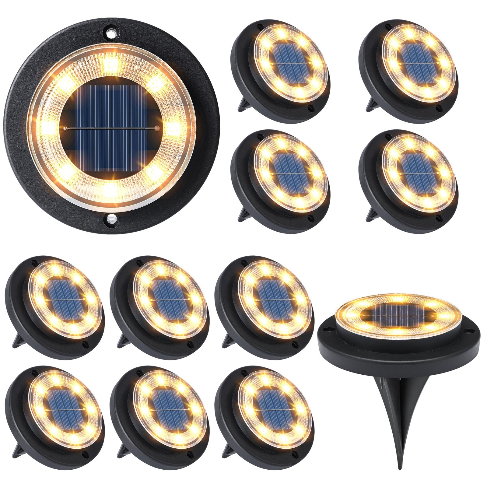 Solar Lights Outdoor Waterproof  2in1 Solar Powered Ground Lights Outdoor Sol...