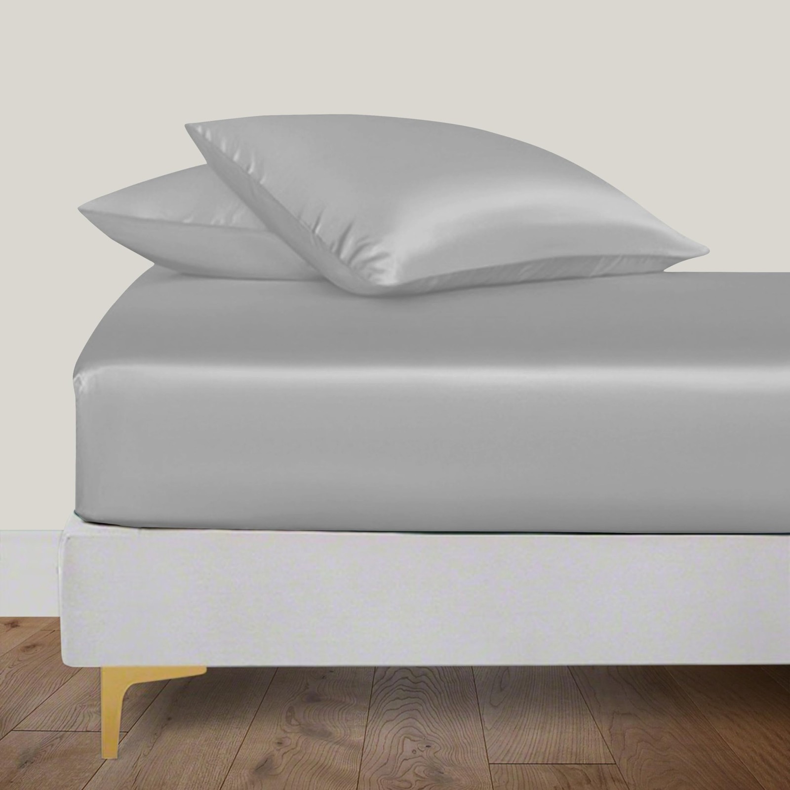 Fitted Sheet Only Viscose Derived from Bamboo, Bottom Sheet for Queen Size Be...