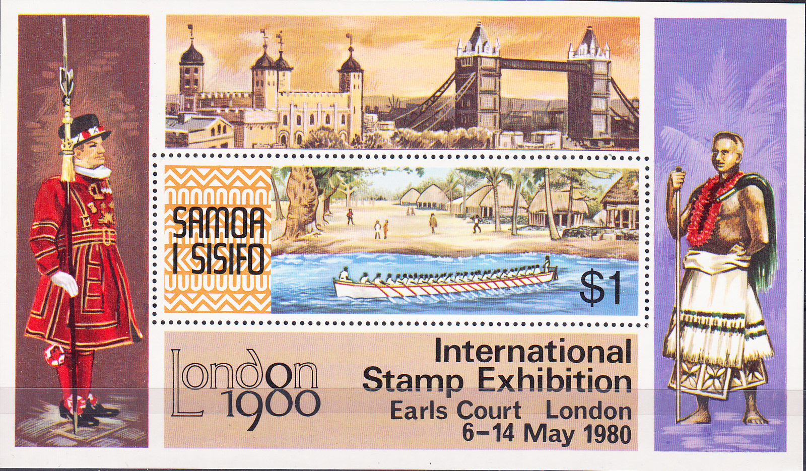 W SAMOA 0531 LONDON STAMP EXHIBITION