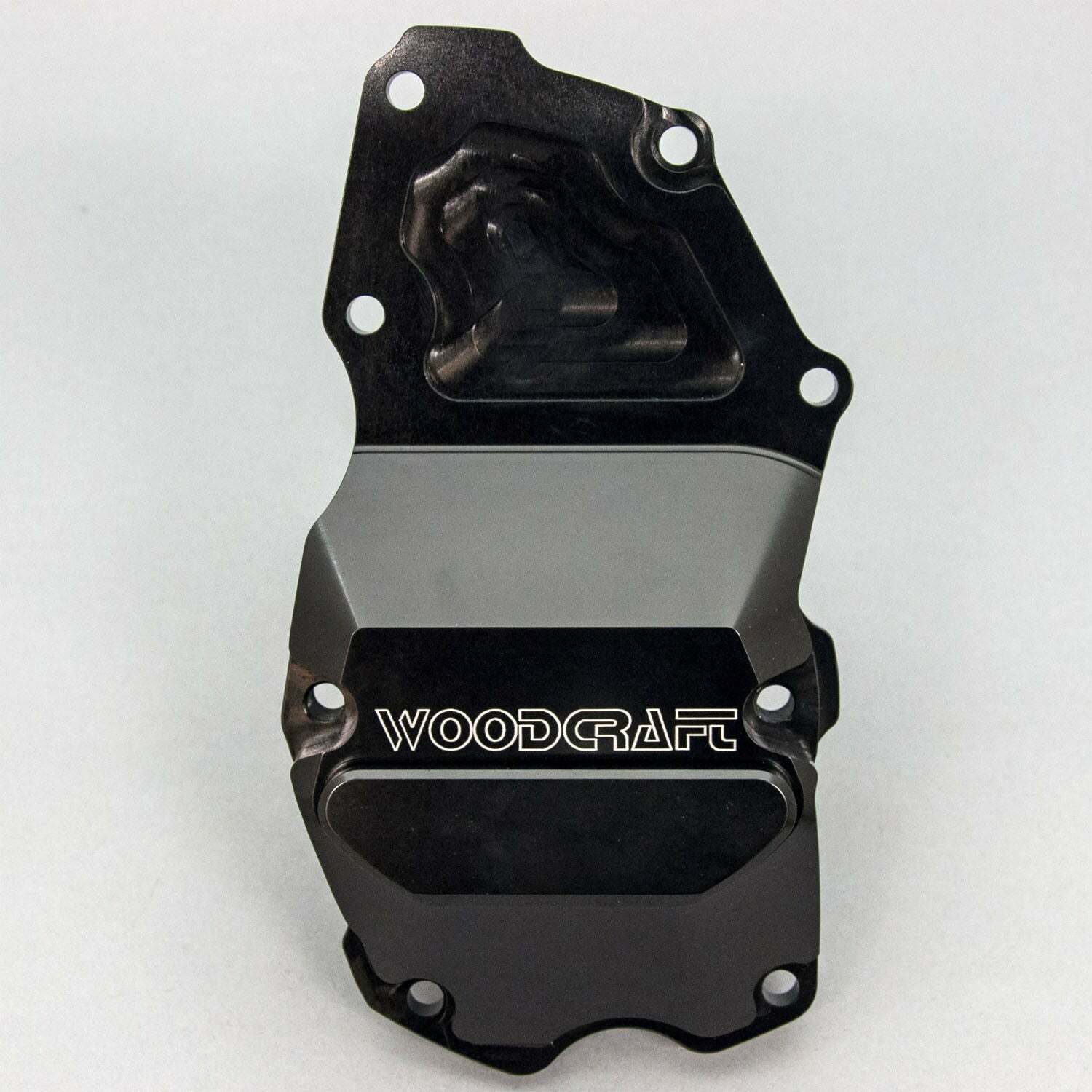 TRIUMPH 2007-16 STREET TRIPLE / R WOODCRAFT IGNITION TRIGGER COVER - BLACK PLATE