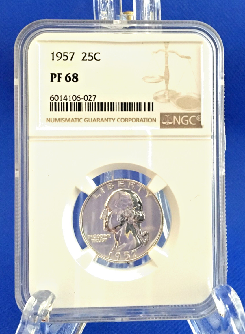 Washington Quarters, Proof Set, 1950 to 1964  NGC  PF64 - PF68   15 Total Items