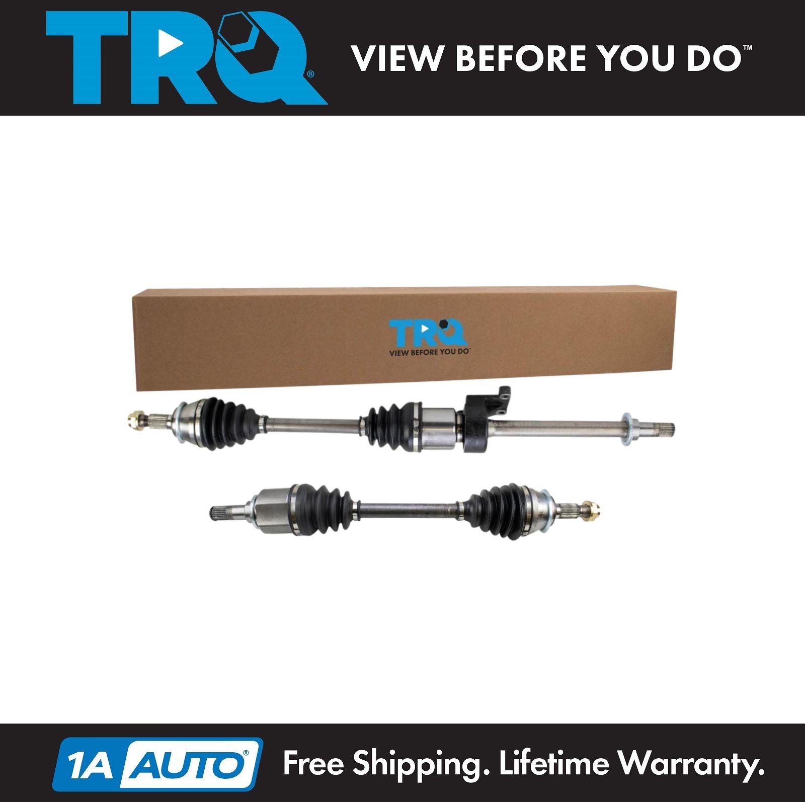 TRQ Front CV Axle Shaft Set For 2002-2008 Mini Cooper