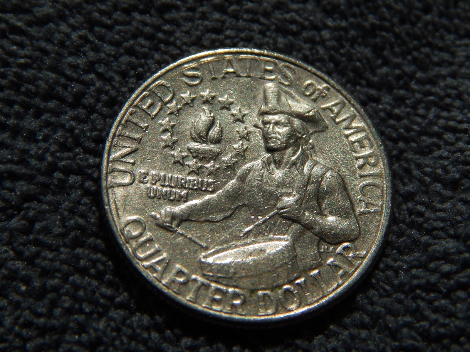 Bicentenial Quarter No Mint Mark Multiple Errors Reverse Side and Obverse side