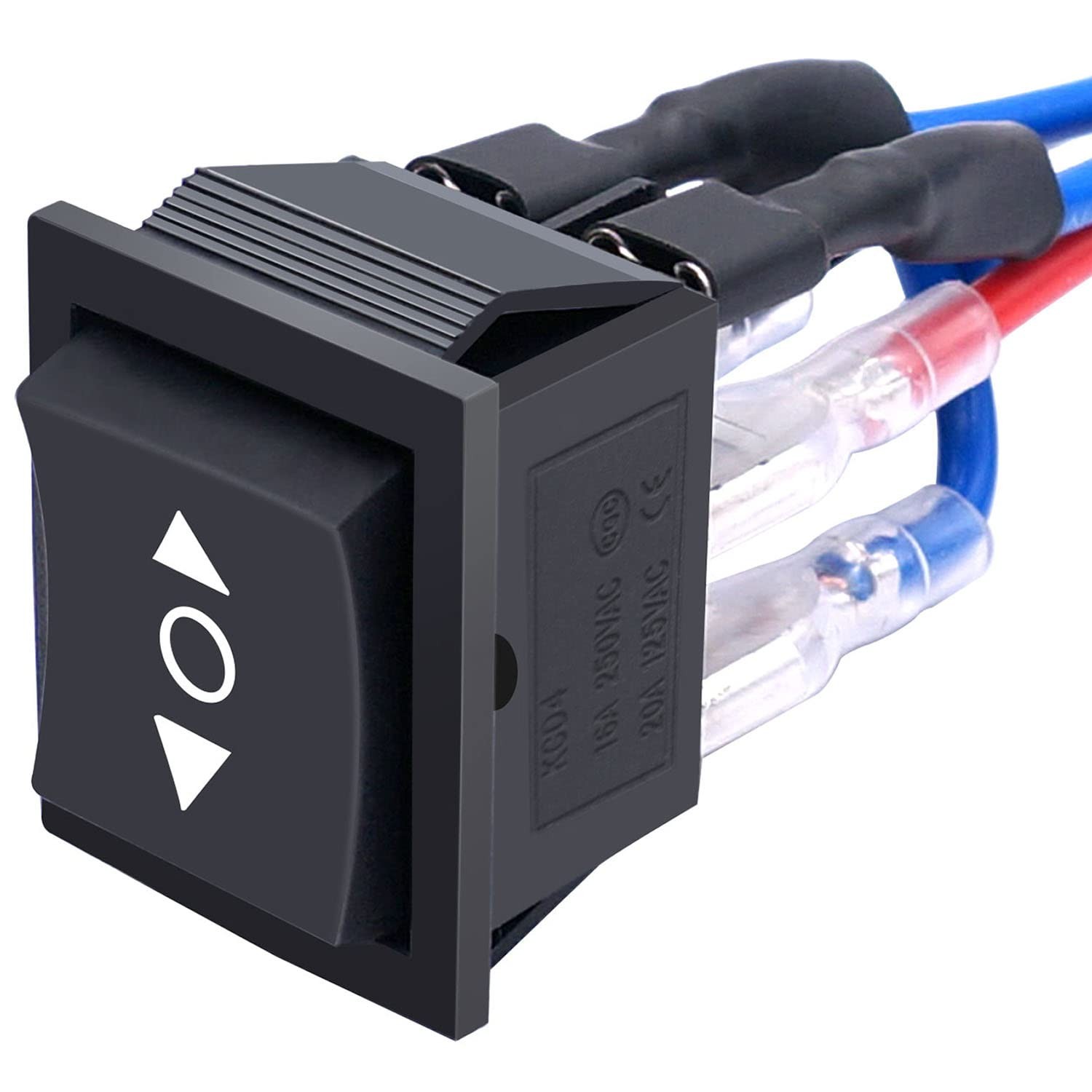 12V Polarity Reverse Switch Momentary 6 Pin (ON)-Off-(ON) RV Jack Switch Moto...