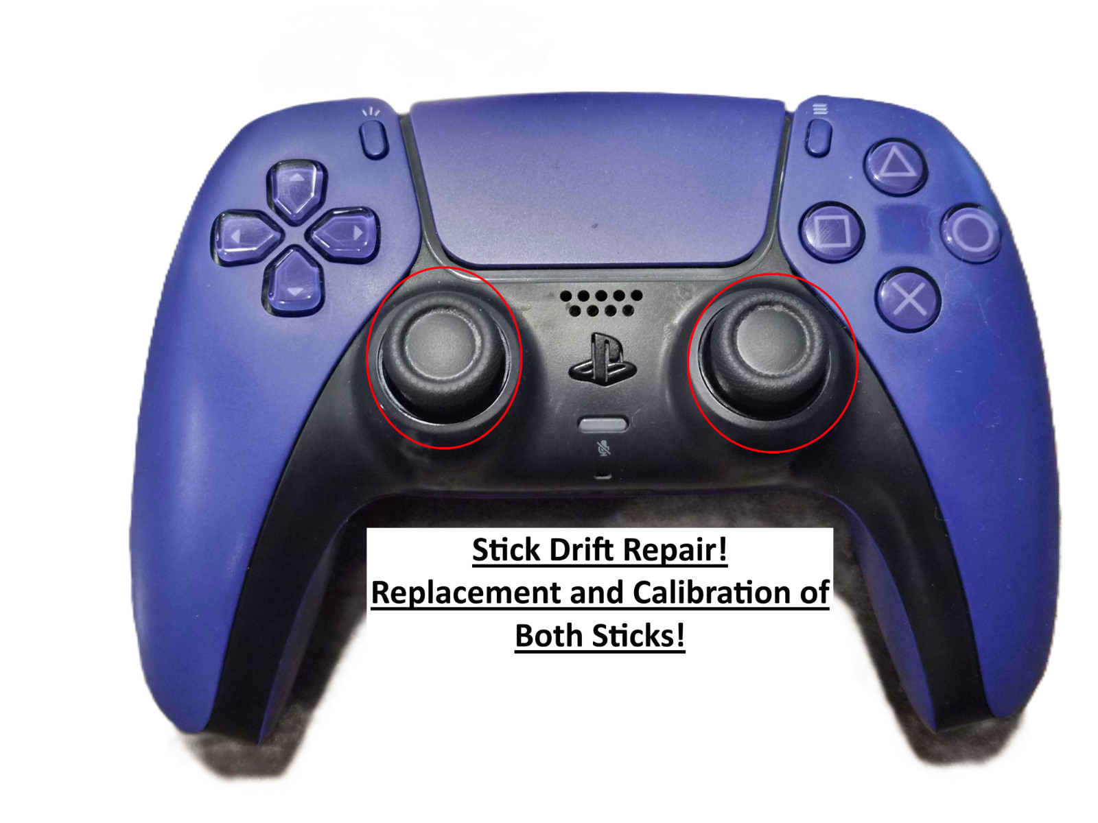 PS5 Controller Stick Drift Repair Service Fast Turnaround - IPC Certified