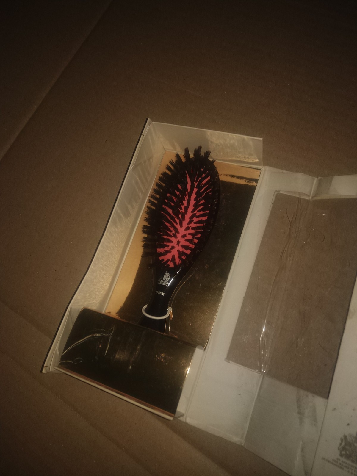 Kent CSFM Classic Shine Oval Cushion Brush - Detangle & Straighten Hair